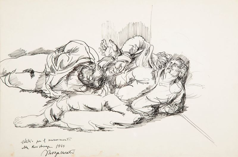 Renato Marino Mazzacurati - Studio per il Monumento alla Resistenza