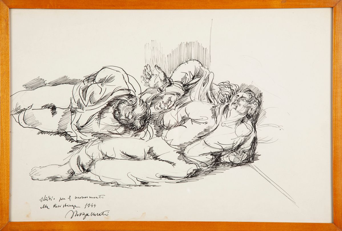 Renato Marino Mazzacurati - Studio per il Monumento alla Resistenza