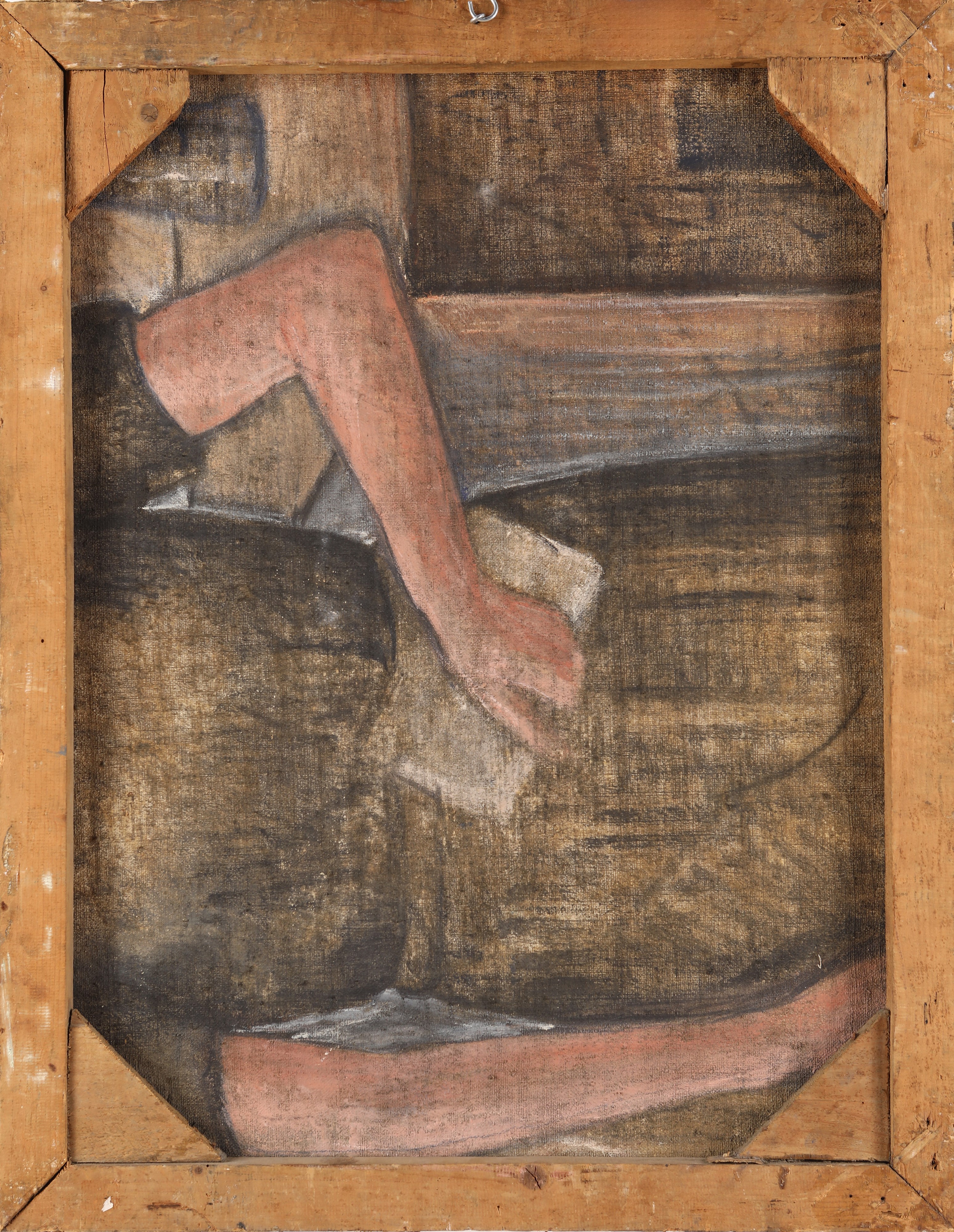 Anonimo del XX Secolo - Ritratto Femminile con Libro