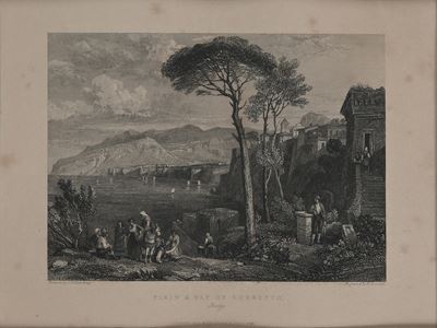 James Duffield Harding Drawn, Edward Goodhall Engraved - Plain & Bain Of Sorrento