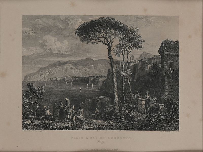 James Duffield Harding Drawn, Edward Goodhall Engraved - Plain & Bain Of Sorrento