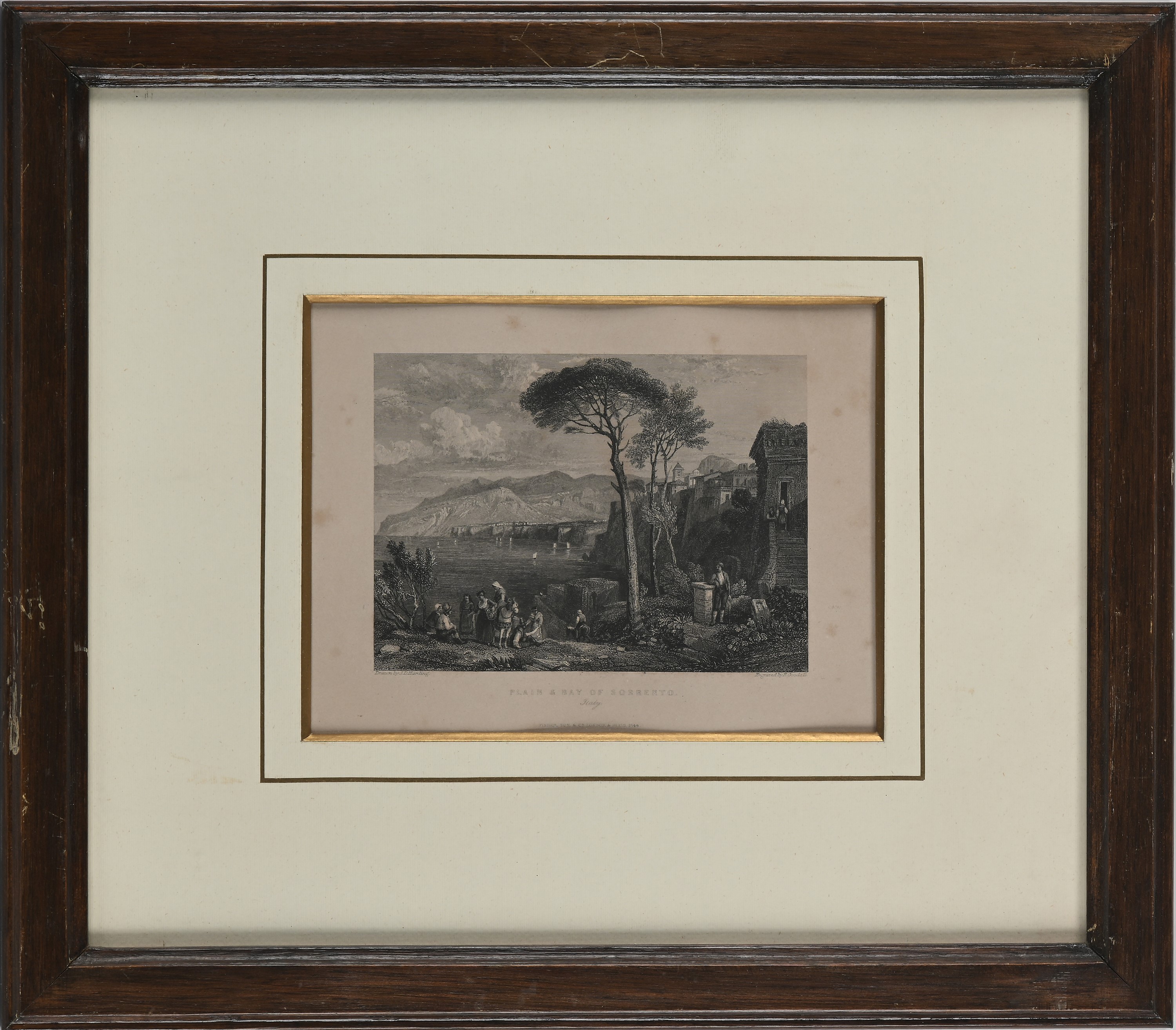 James Duffield Harding Drawn, Edward Goodhall Engraved - Plain & Bain Of Sorrento