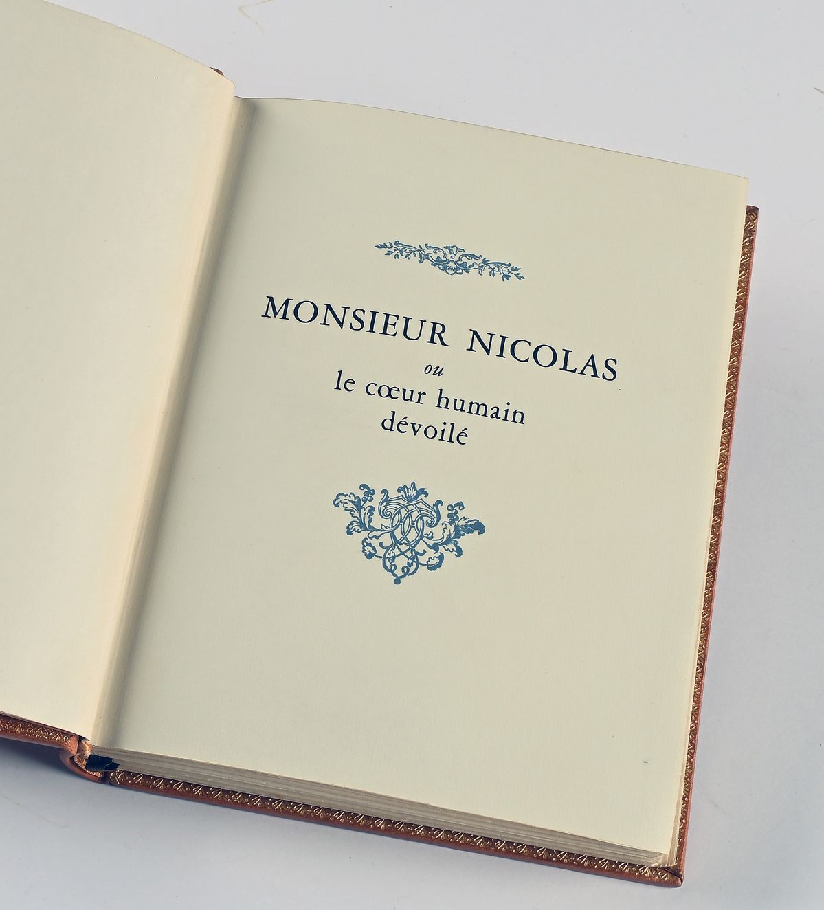 Restif De la Bretonne - Monsieur Nicolas Ou le Coeur Humain Dévoilé Avec Des Lithographies Origin...