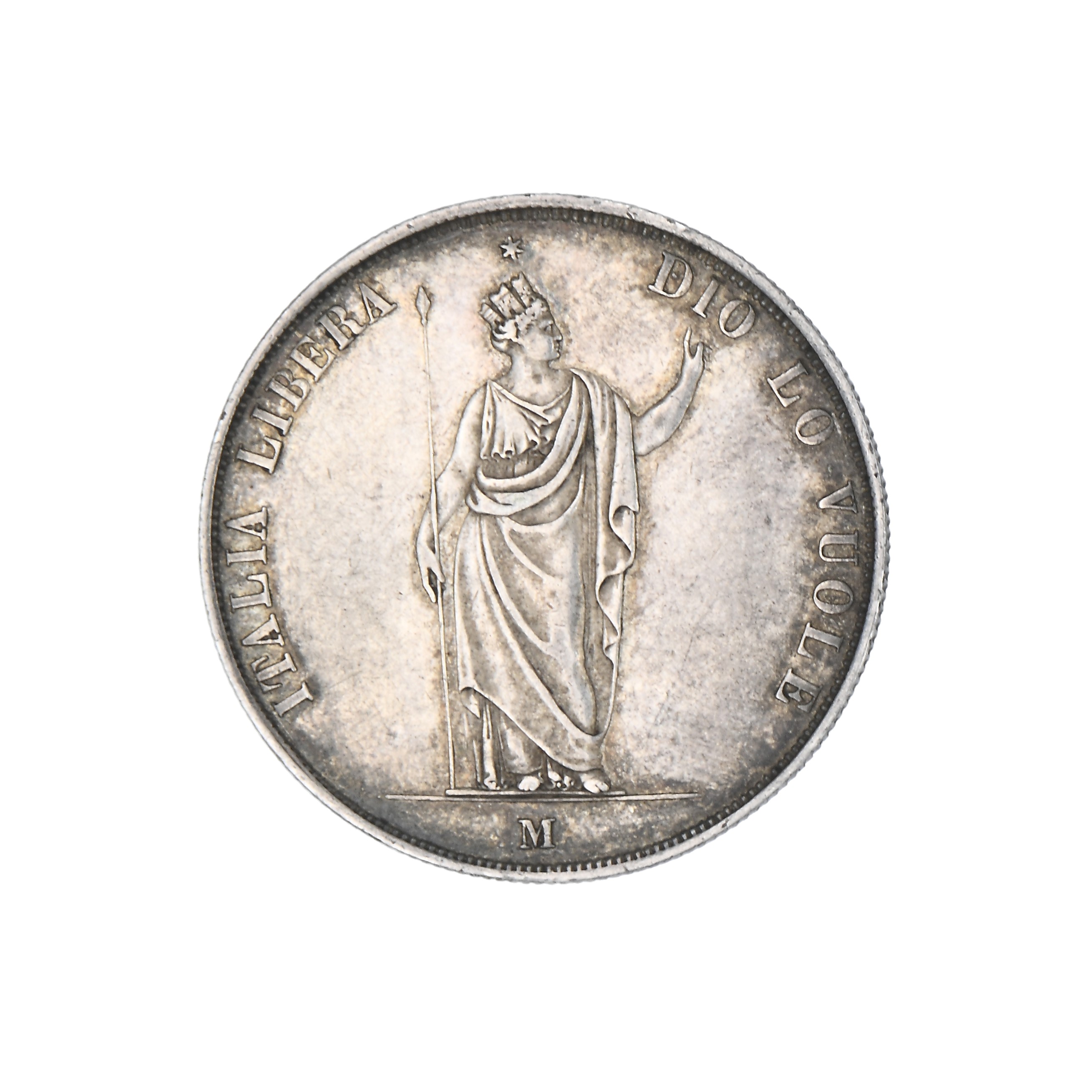 5 Lire 1848 Milano Governo Provvisorio di Lombardia