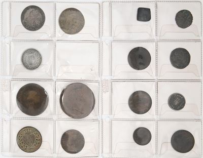 Lotto: 1 Lira 1827 Torino, 5 Centesimi 1826 Torino Carlo Felice Regno di Sardegna; 10 Soldi 1811 ...