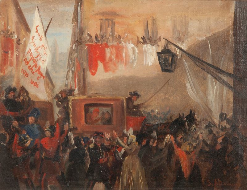 Saverio Altamura - Bozzetto Risorgimentale