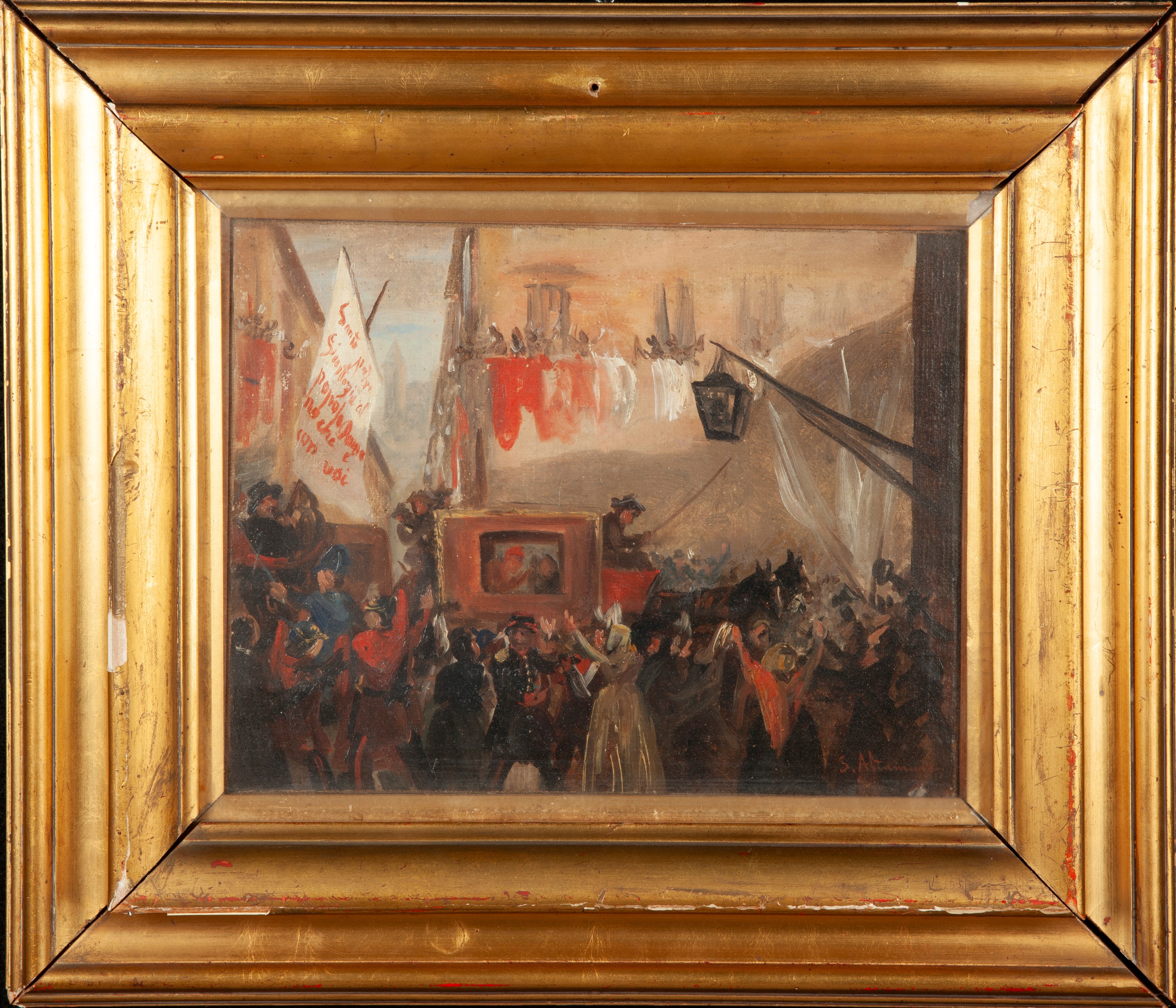 Saverio Altamura - Bozzetto Risorgimentale