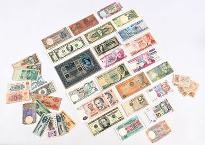 Lotto di Cartamoneta Italia, Europa, Oltre Mare