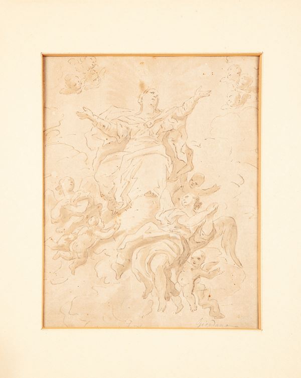 Luca Giordano - Studio per l'Assunzione della Vergine