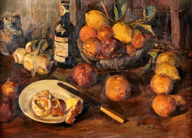 Amerigo Tamburrini - Natura Morta con Frutta