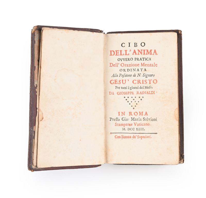 Giuseppe Rainaldi - Cibo Dell'anima Ovvero Pratica Dell'orazione Mentale