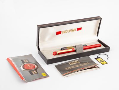Ferrari Formula - Penna Stilografica in Metallo Smaltato con Particolari in Metallo Dorato