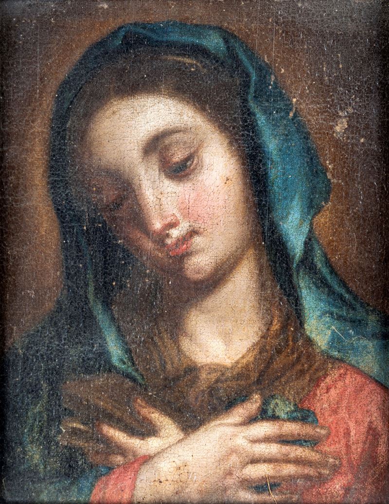 Scuola Romana del XVIII Secolo - Madonna