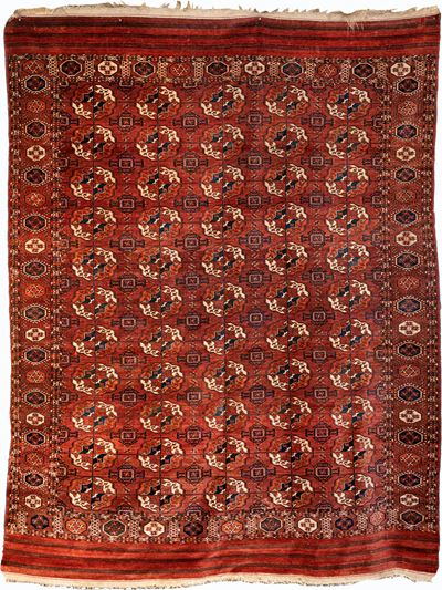 Tappeto Bukhara Fondo Rosso