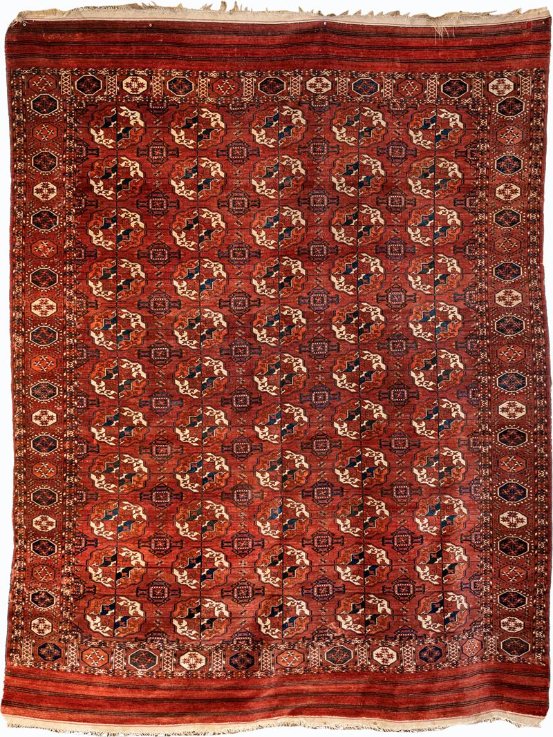 Tappeto Bukhara Fondo Rosso