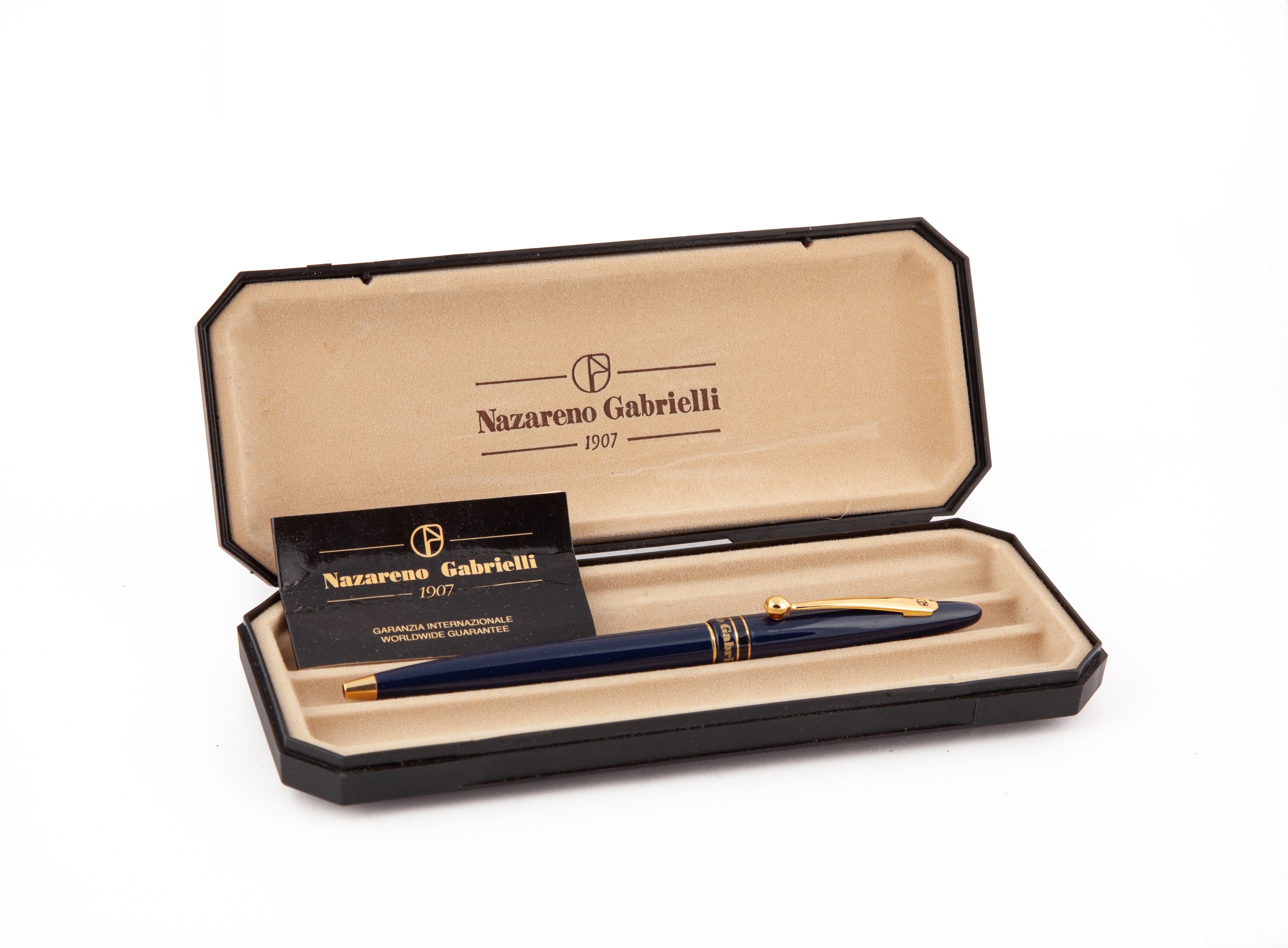 Lotto di 2 Penne a Sfera Entro Astucci Originali con Garanzia: - Diplomat Classic in Metallo Smal...