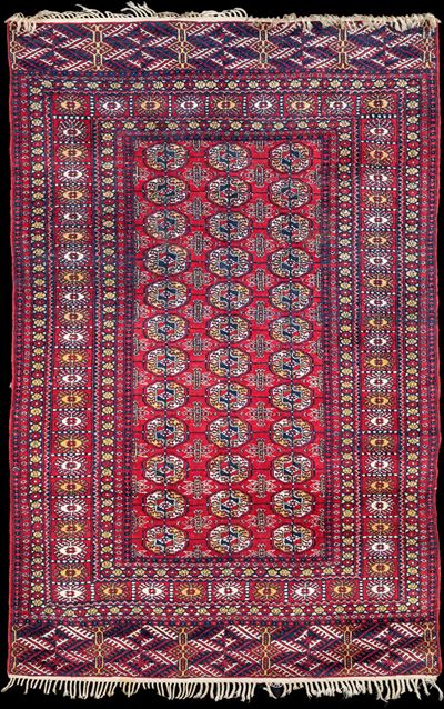 Tappeto Bukhara Fondo Rosso