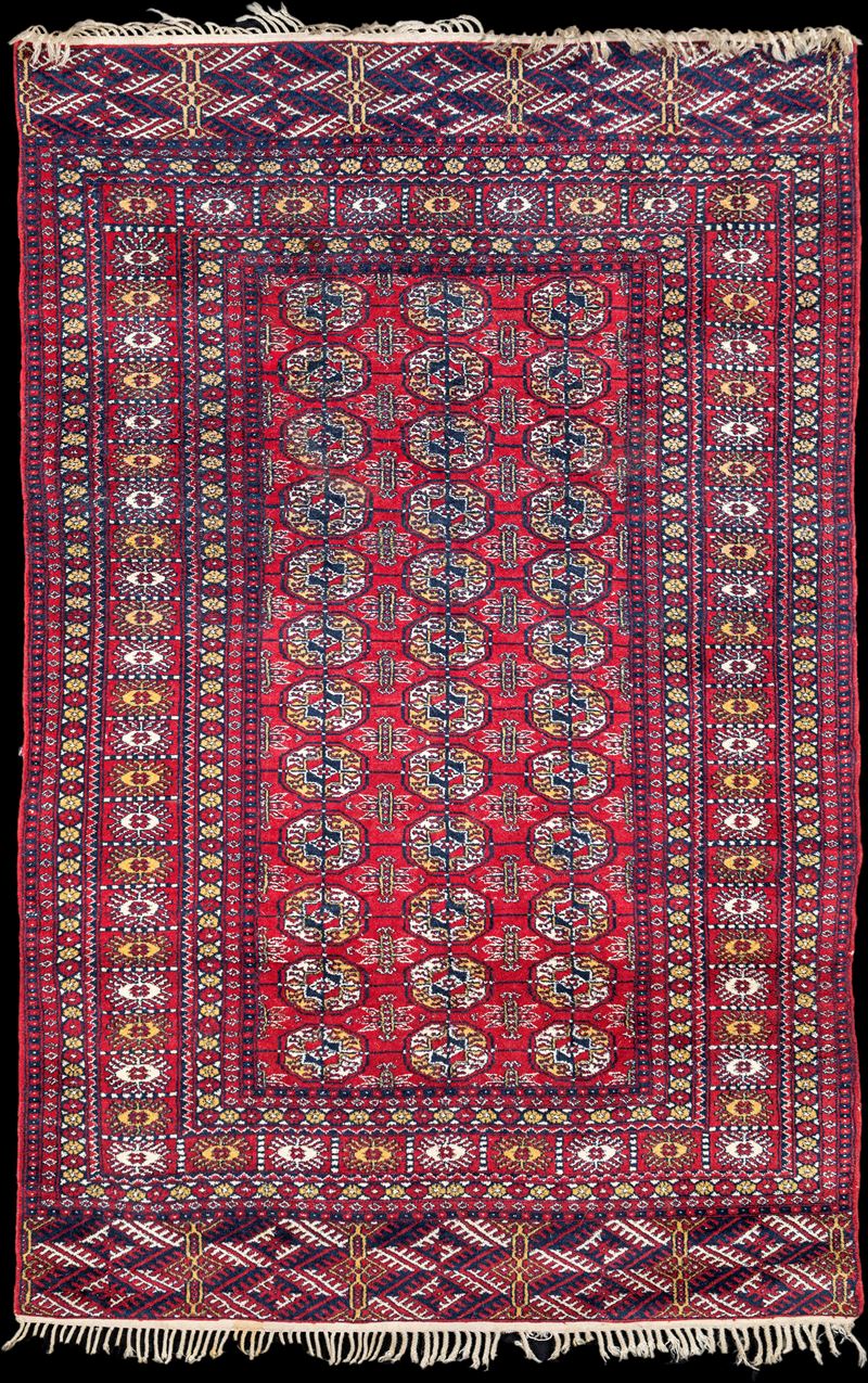 Tappeto Bukhara Fondo Rosso