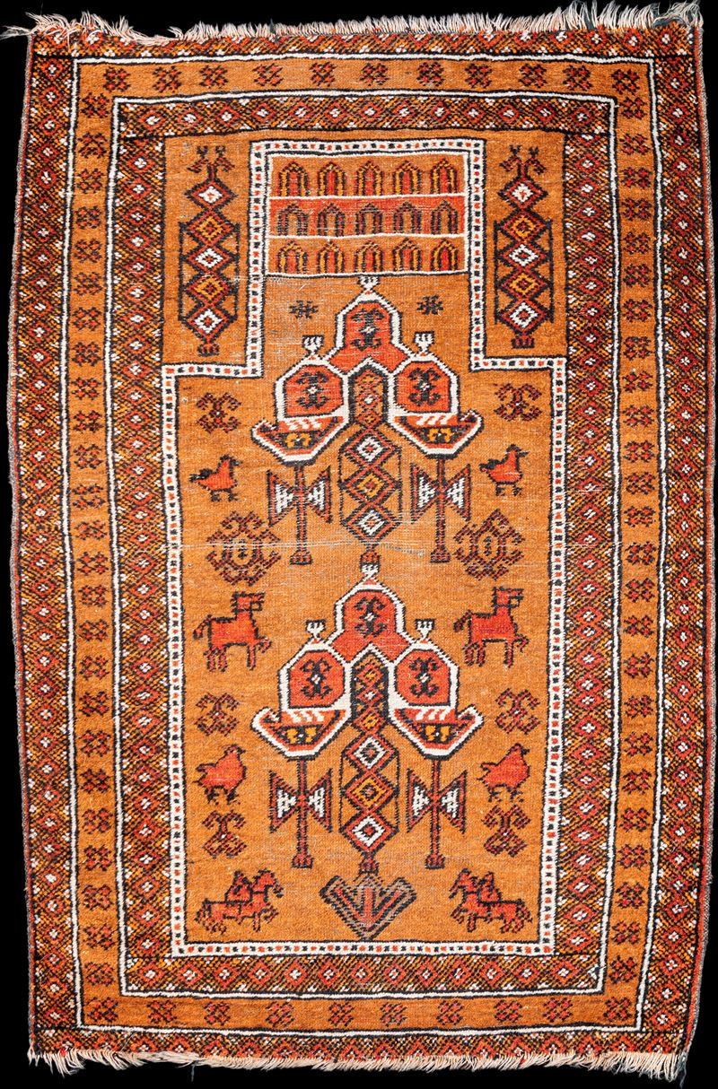 Tappeto Yomut, Turkmenistan, Inizio XX secolo