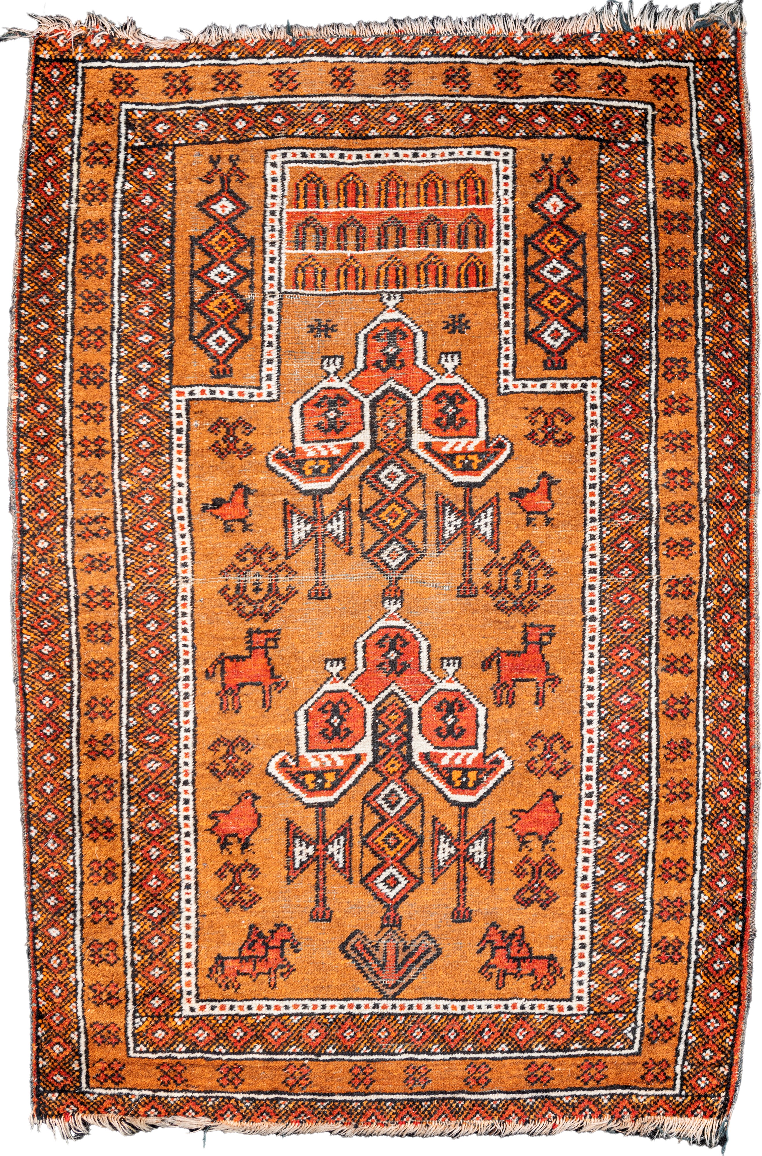 Tappeto Yomut, Turkmenistan, Inizio XX secolo