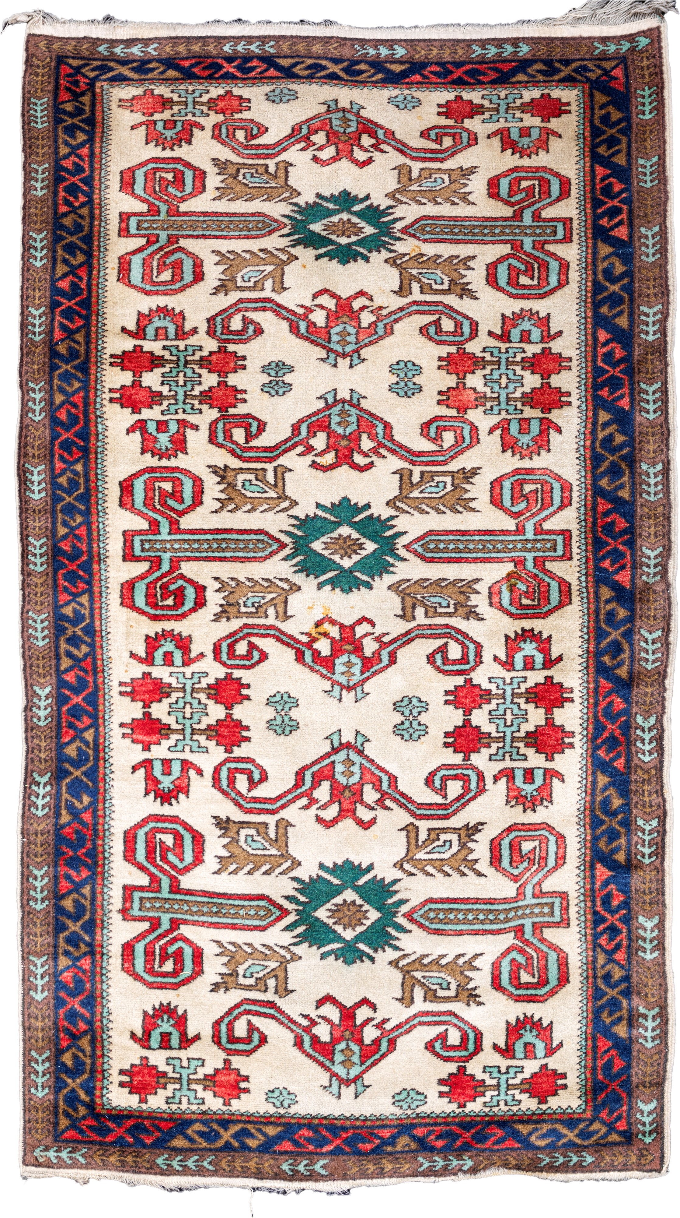 Tappeto Kazak, Caucaso, Fine XIX - Inizio XX secolo