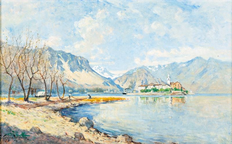 Giovanni Cappa Legora - Mattino Fine Ottobre Dall'isola Bella