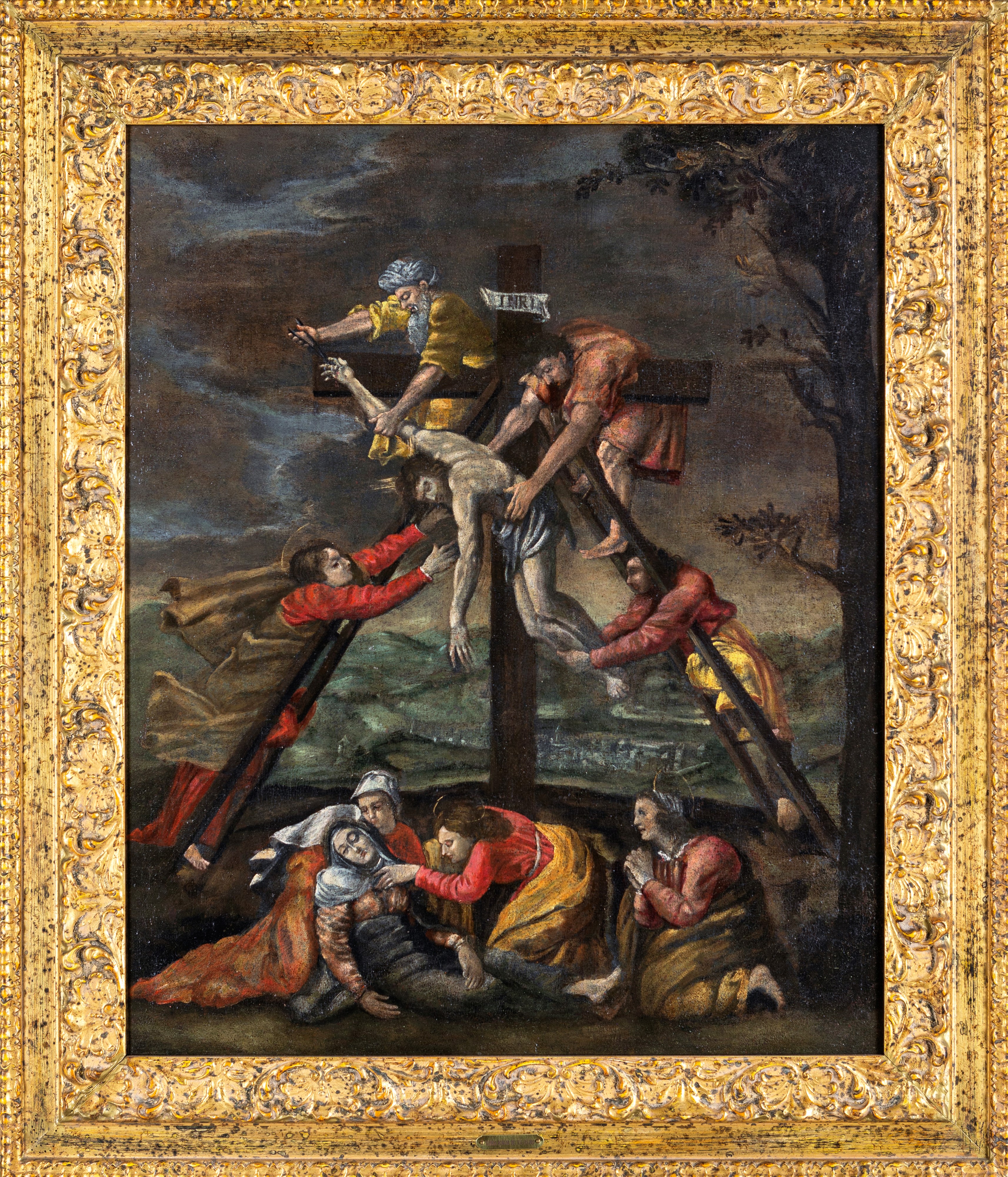 Scuola Romana del XVII Secolo - Deposizione dalla Croce