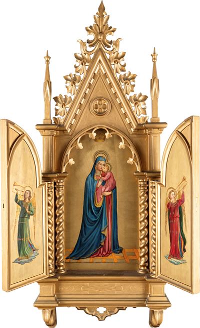 Madonna della Tenerezza con gli Arcangeli Michele e Gabriele