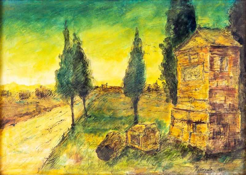Michele Cascella - Via Appia