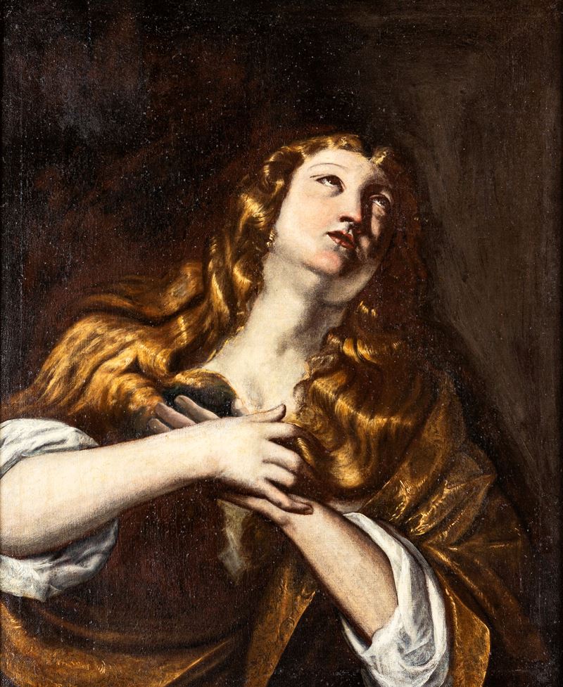 Scuola Romana del XVII Secolo - Maria Maddalena Orante