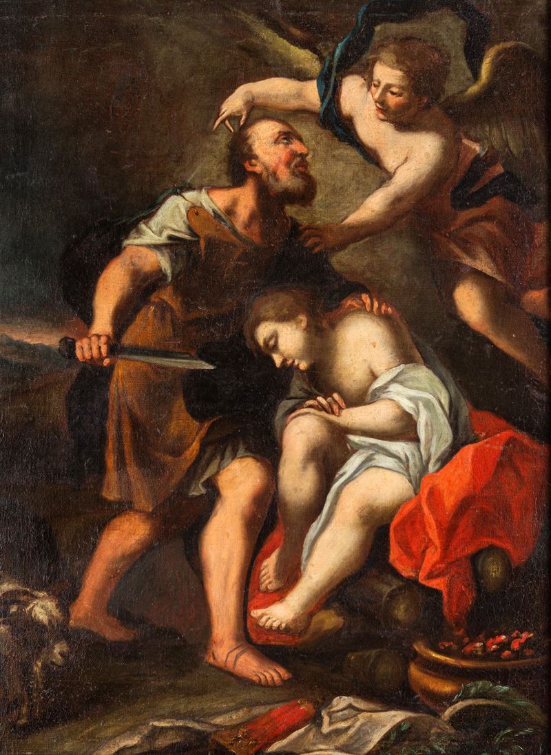 Scuola Veneta del XVIII Secolo - Il Sacrificio di Isacco