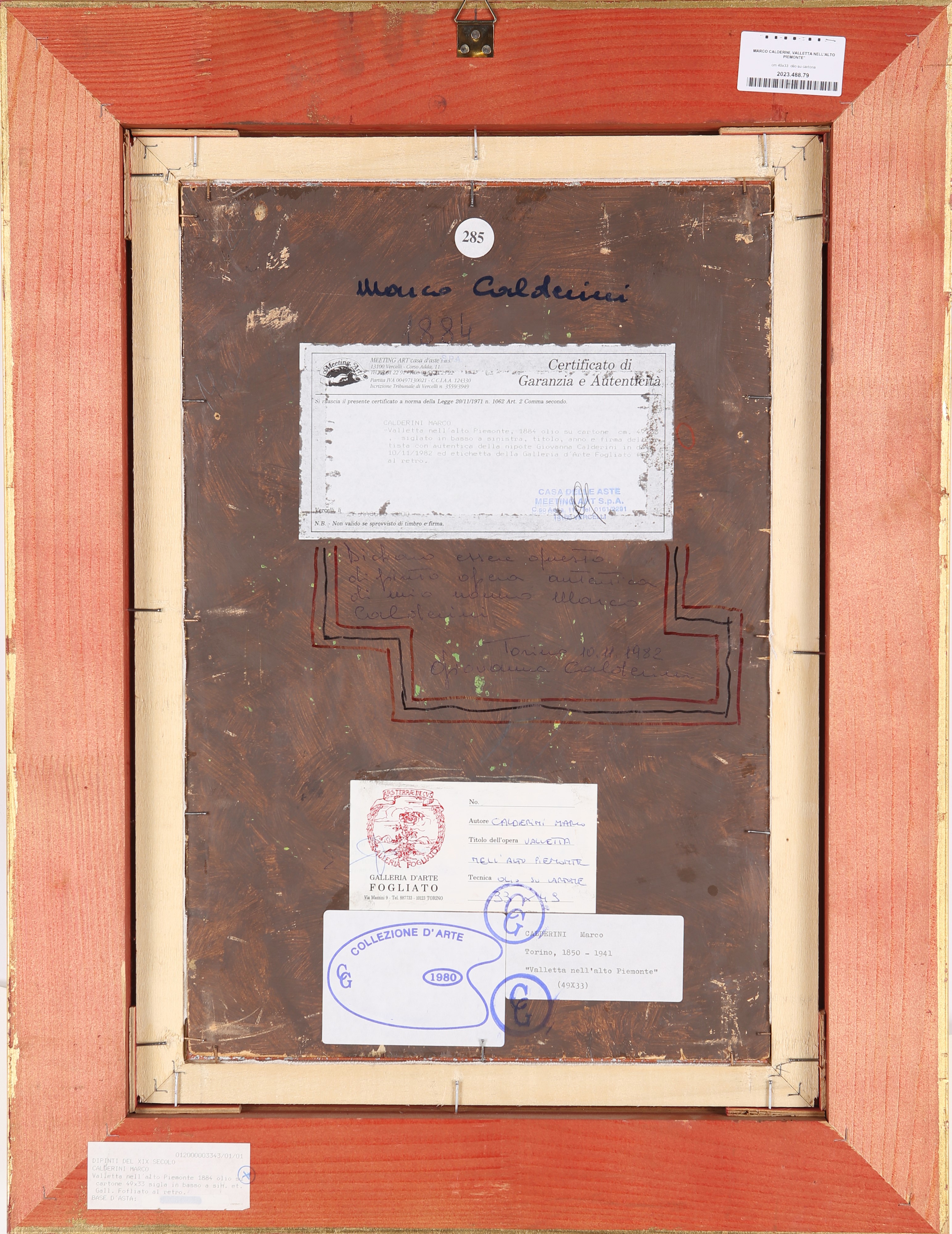 Valletta nell'alto Piemonte