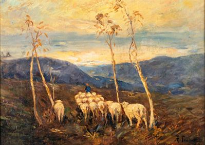 Ritorno dal Pascolo a Sera (ritorno All'ovile)