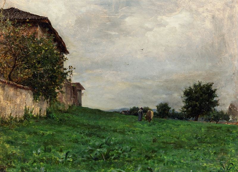 Demetrio Cosola - Campagna Chivassese - Studio in Ottobre