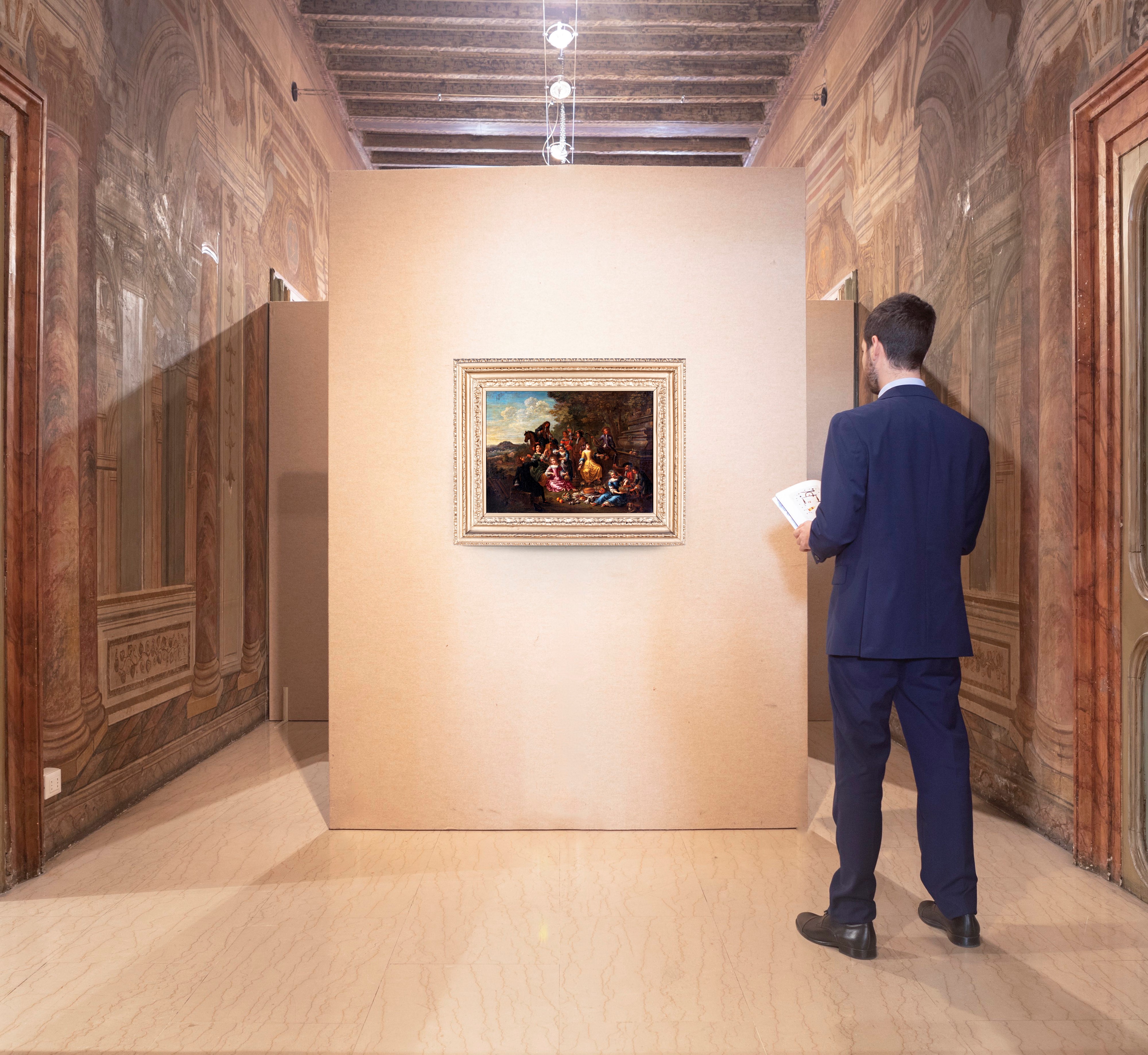 Govaerts Hendrik, Paesaggio con Convivio di Nobili