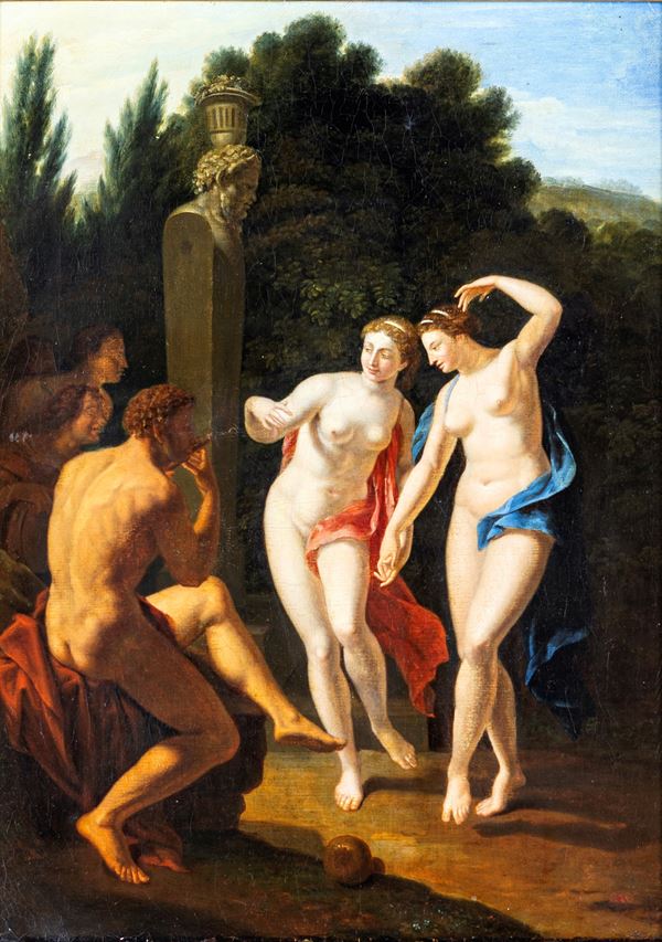 Adriaen van der Werff - Satiro e ninfe danzanti