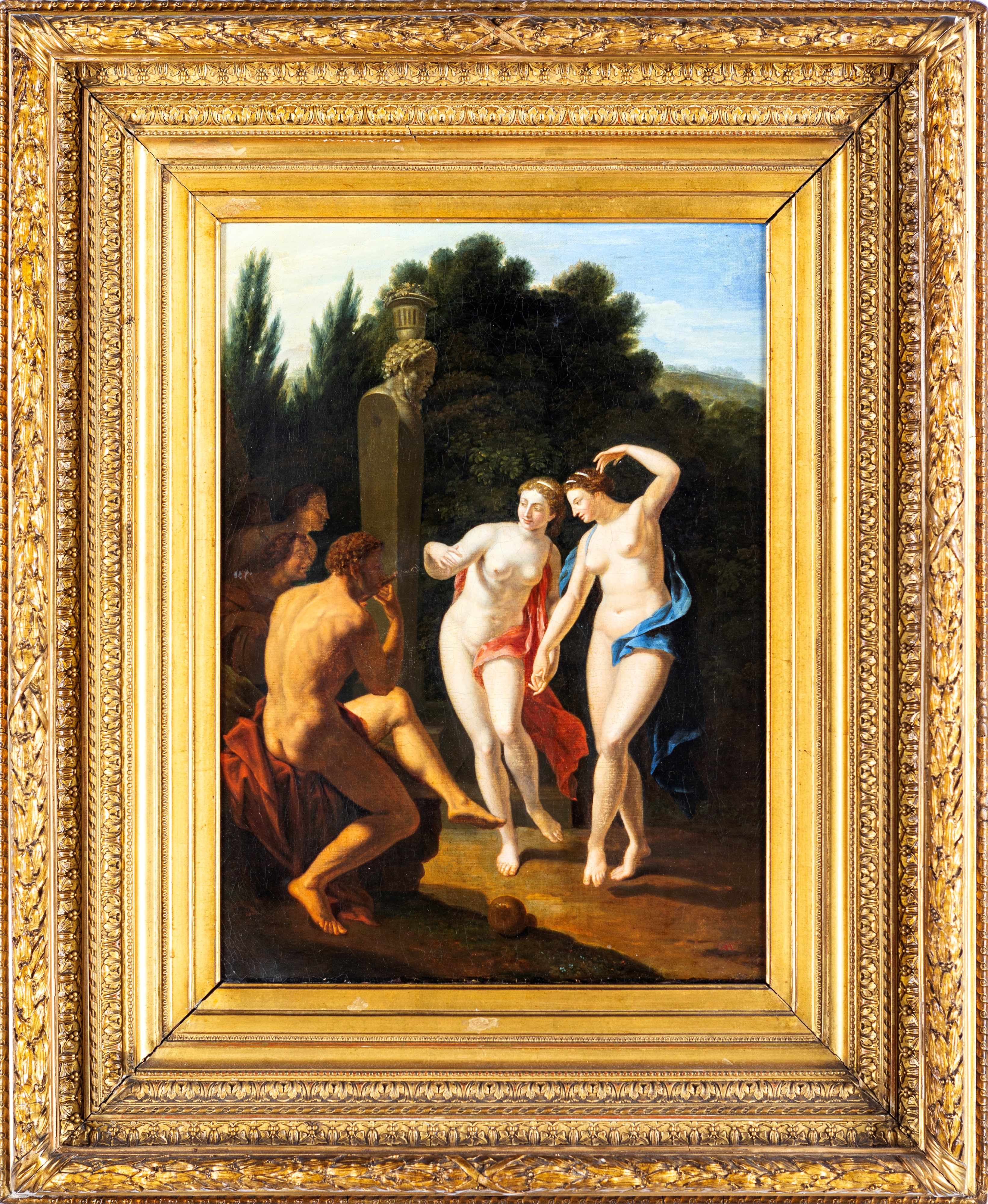 Satiro e ninfe danzanti