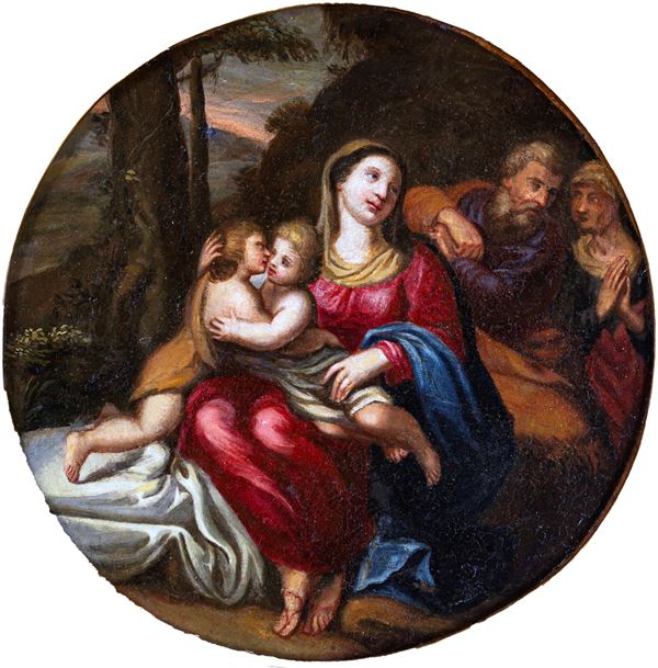 Scuola italiana del XVII secolo - Sacra Famiglia