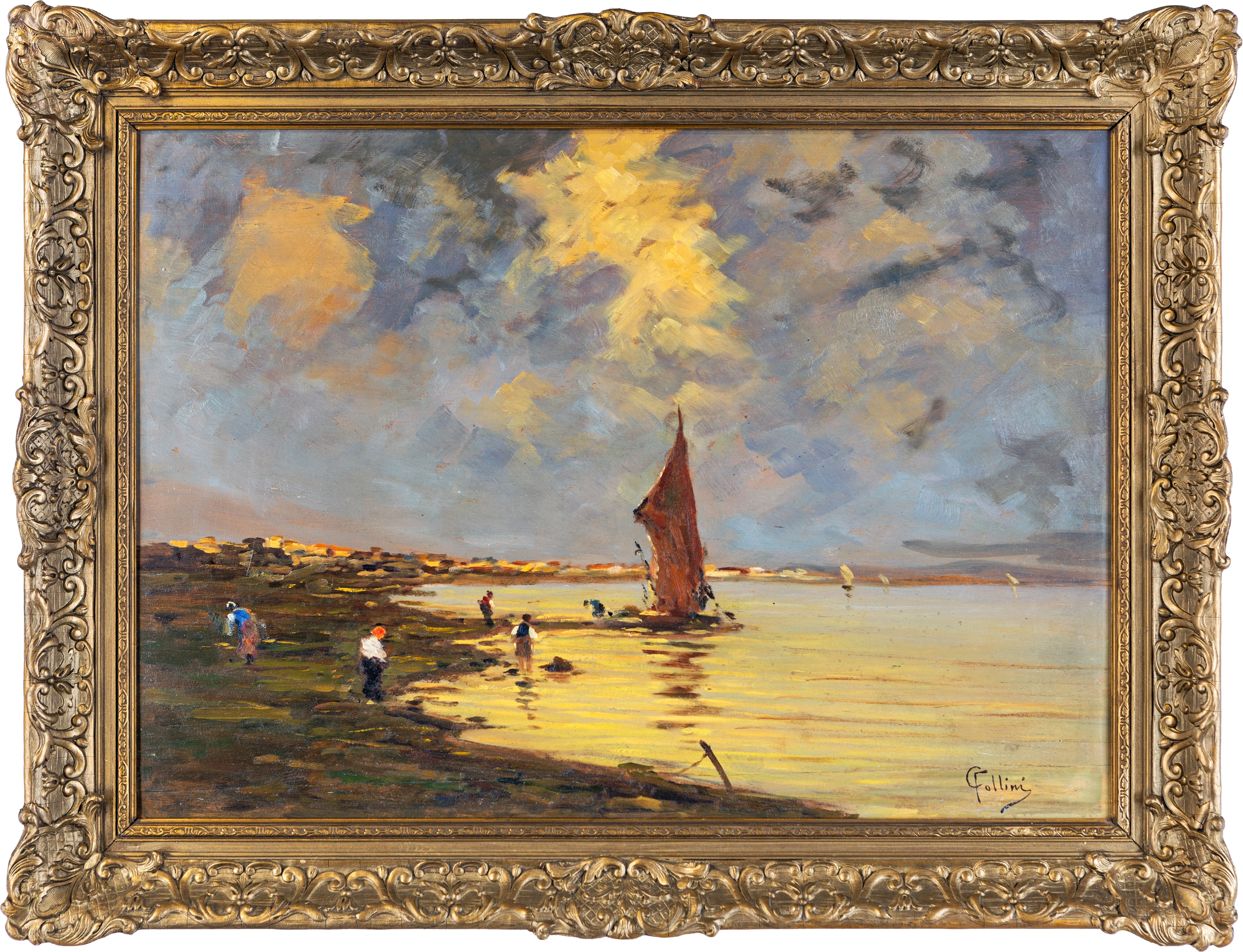 Carlo Follini - Tramonto Ligure