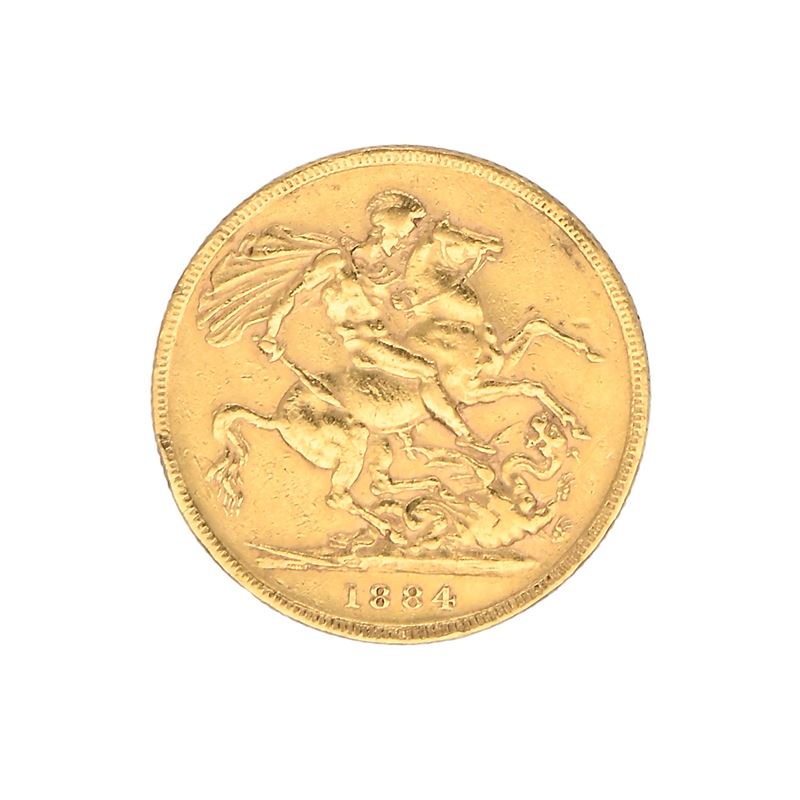 Sterlina 1884 Gran Bretagna