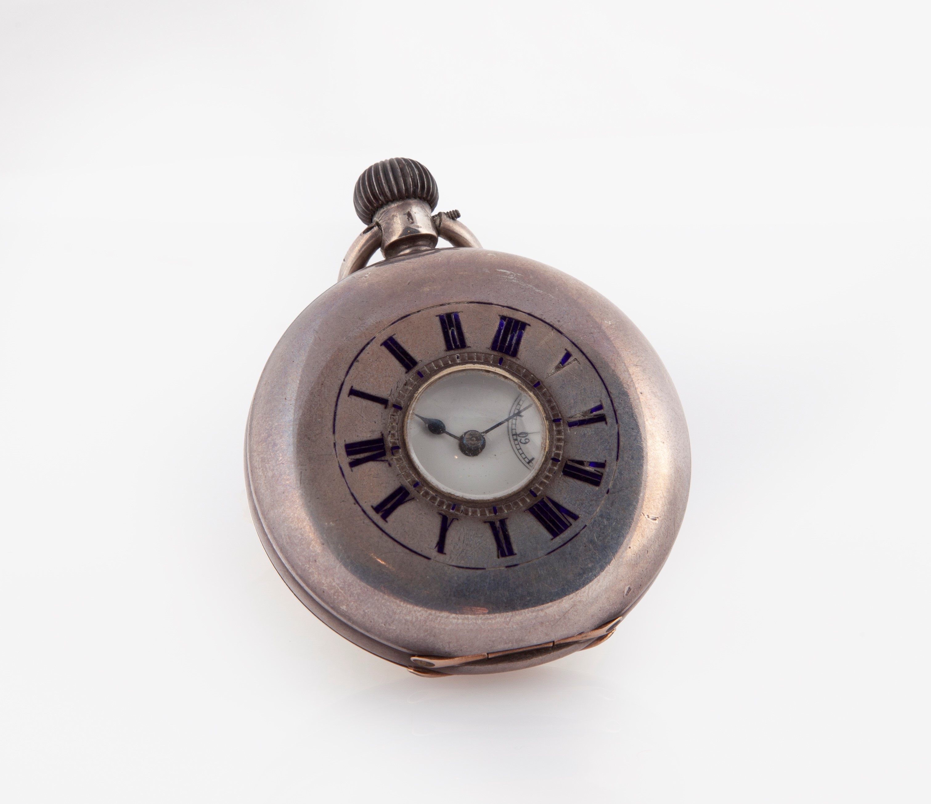 Edward & Sons - Orologio da Tasca in Argento 935/000 a Occhio di Bue, Meccanica Remontoir, Quadra...