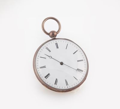 Courvoisier Fréres - Orologio da Tasca in Argento, Scappamento Ad Ancora Bilanciere con Viti, Spi...