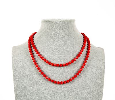 Collana in Corallo Rosso