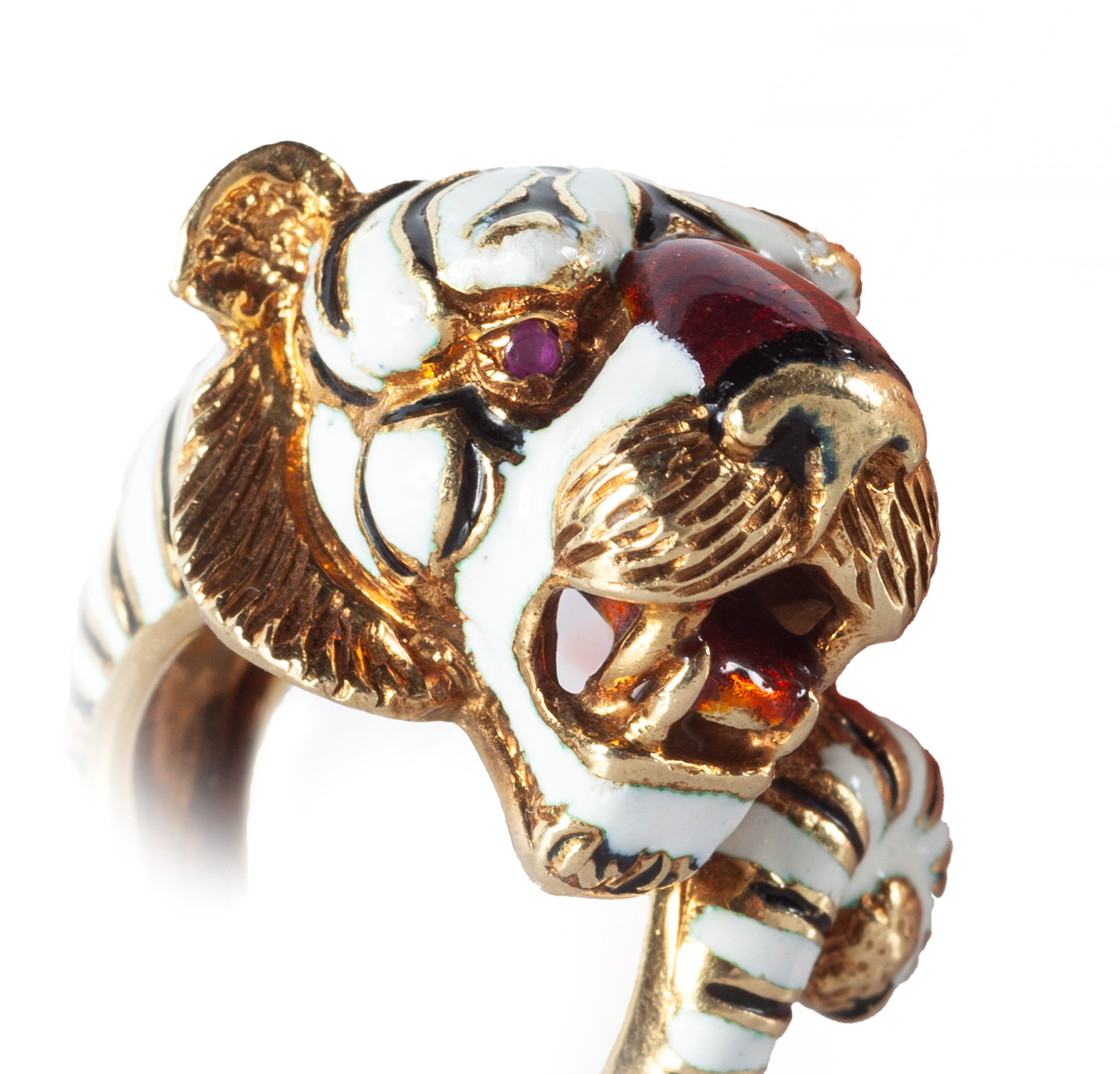Frascarolo, Anello in Oro e Smalti.