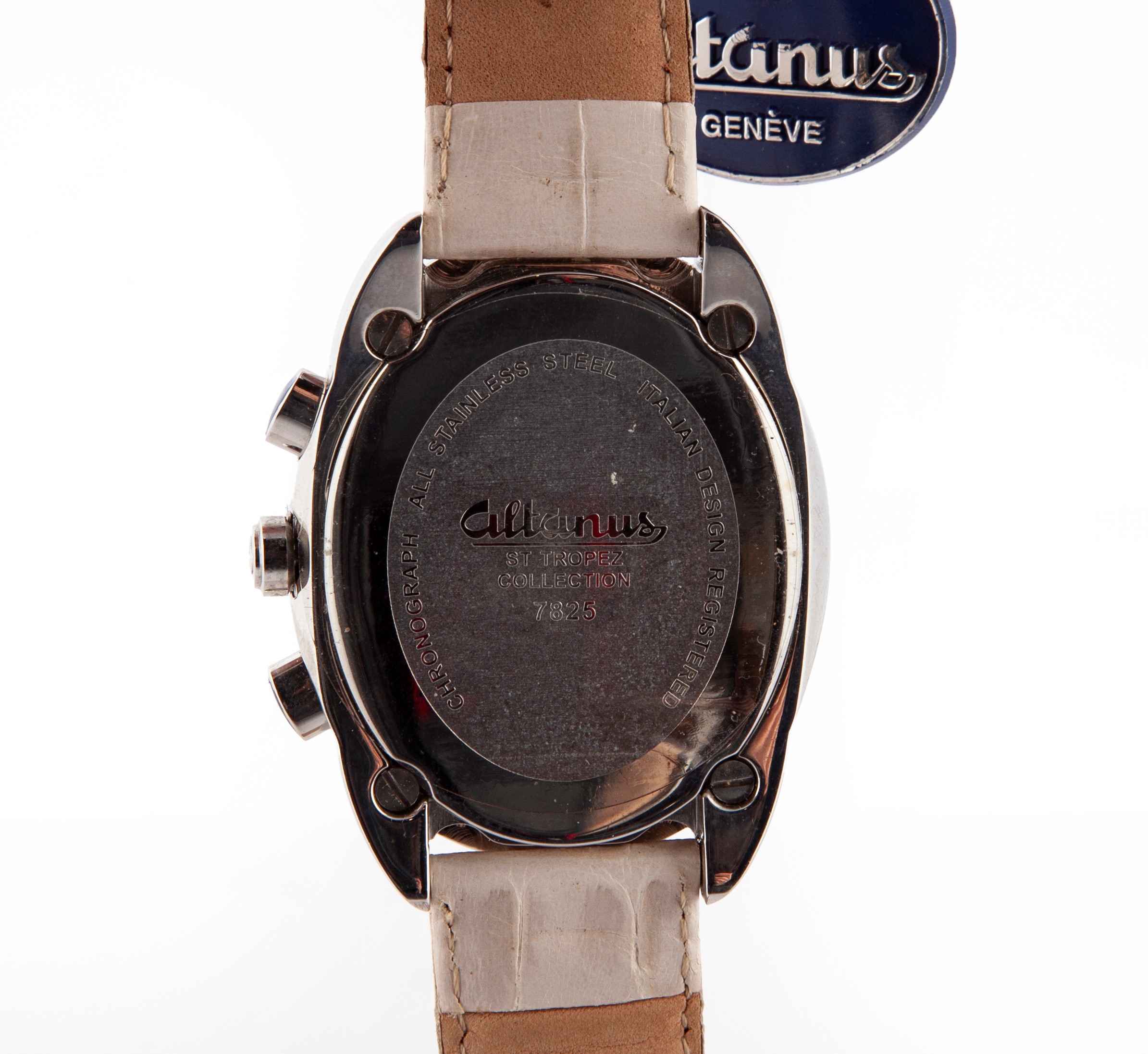 Altanus St. Tropez 7825 Steel Collection - Orologio da Polso al Quarzo da Uomo Cronografo in Acci...
