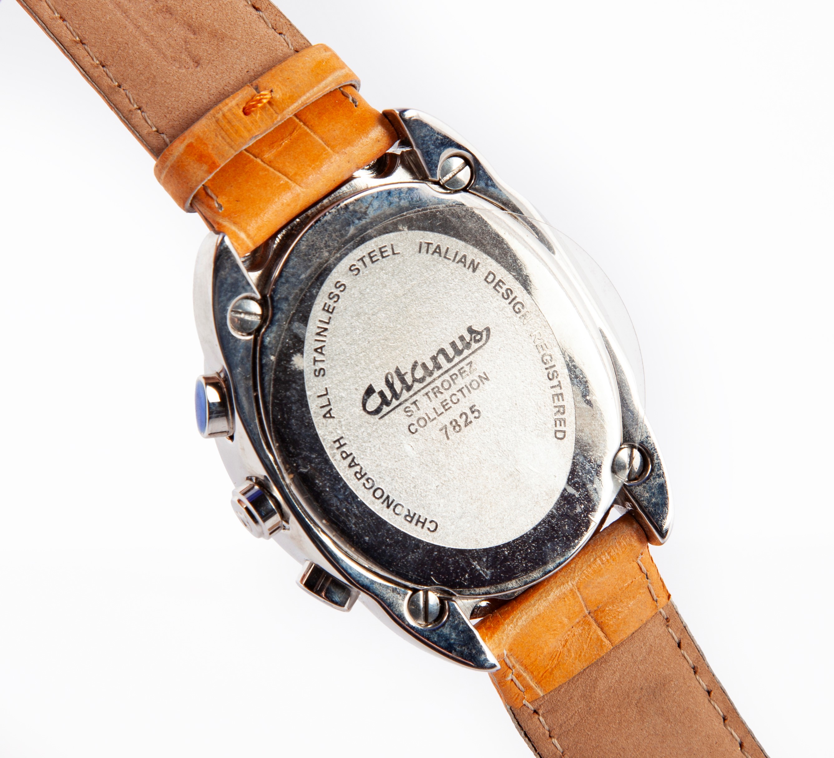Altanus St. Tropez 7825 Steel Collection - Orologio da Polso al Quarzo da Uomo Cronografo in Acci...