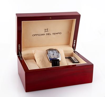 Officina del Tempo Casablanca - Orologio da Polso da Uomo Automatico in Acciaio con Datario. Sche...