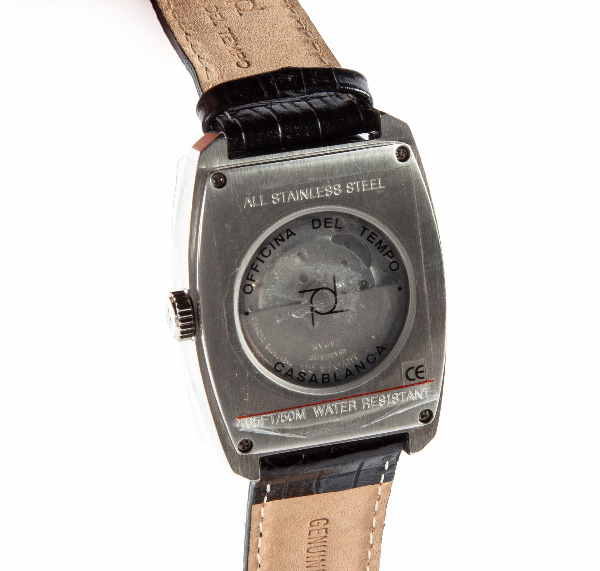 Officina del Tempo Casablanca - Orologio da Polso da Uomo Automatico in Acciaio con Datario. Sche...