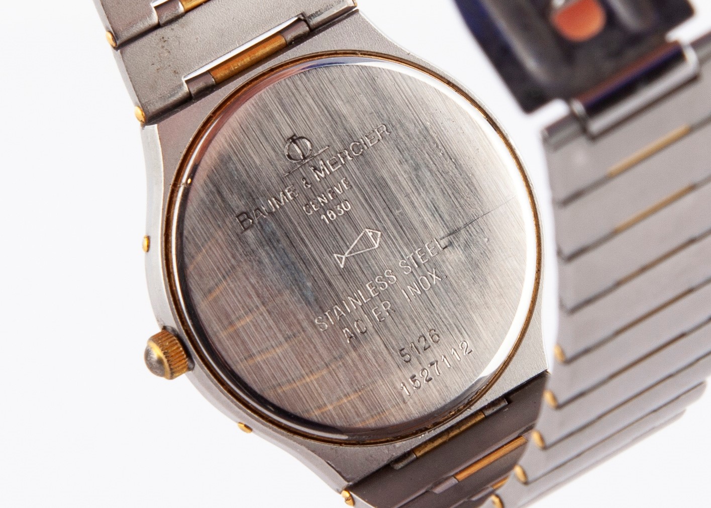 Baume & Mercier 1830 - Orologio da Polso al Quarzo da Donna in Acciaio ed Acciaio Dorato con Data...