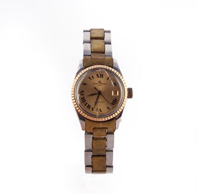 Baume & Mercier Baumatic 1215.2 - Orologio da Polso Automatico da Donna in Acciaio ed Acciaio Dor...